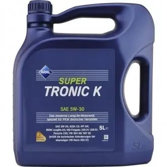 Моторное масло SuperTronic K 5w-30 5Л ARAL 15DBCF
