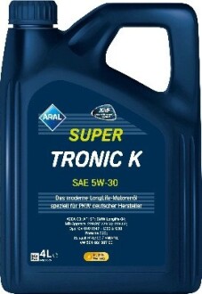 SuperTronic K 5W-30 4Lx4 ARAL 15F476