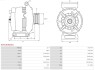 Генератор As-pl A3710(VALEO) (фото 5)