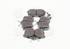 Колодки тормозные дисковые задние honda accord ASHIKA 51-04-407 (фото 4)