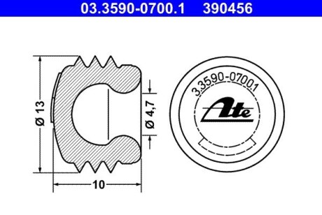 Пильник ATE 03359007001