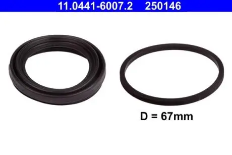 Ремкомплект суппорта, пер. (тип) ATE 11.0441-6007.2