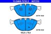 Комплект тормозных колодок ATE 13046072102 (фото 1)