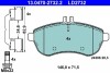 Комплект тормозных колодок, дисковый тормоз ceramic ATE 13.0470-2732.2 (фото 1)