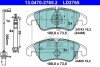 Комплект тормозных колодок, дисковый тормоз ceramic ATE 13.0470-2765.2 (фото 1)