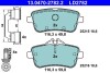 Комплект тормозных колодок, дисковый тормоз ceramic ATE 13.0470-2782.2 (фото 1)