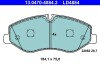 Тормозные колодки, дисковые ATE 13.0470-4884.2 (фото 1)