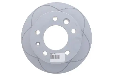 Передний тормозной диск MB Sprinter 208-416 96- (276x22) (с покрытием) (вентил.) (з порізами) ATE 24.0322-0161.1