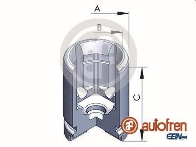 Поршенек суппорта зад SX4/SWIFT/CIVIC/ACCORD (34х47,25мм) 90-11 AUTOFREN SEINSA D025233