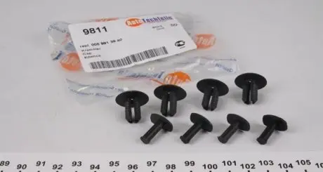 Клипса обшивки боковой/задней двери, mersedes sprinter (906); vw crafter 06- AUTOTECHTEILE 100 9811