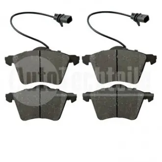 Колодки тормозные передние AUTOTECHTEILE 369 8023