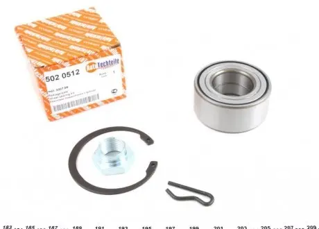 Подшипник ступицы передней к-кт AUTOTECHTEILE 502 0512
