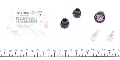 Ремкомплект нижнего ролика сдвижной двери AUTOTECHTEILE 505 0107