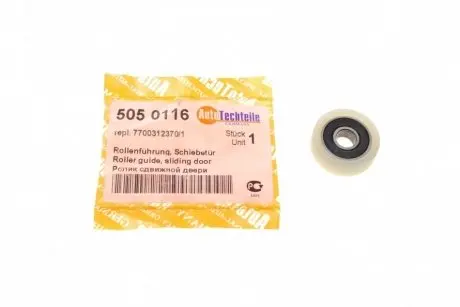 Ролик двери сдвижной правый верхний AUTOTECHTEILE 505 0116