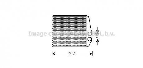 Радиатор отопителя opel (ava) AVA QUALITY COOLING OLA6354