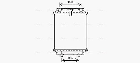 AVA AUDI Радіатор системи охолодження двигуна SEAT, SKODA, VW AVA QUALITY COOLING AI2415