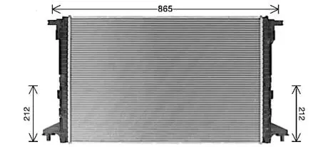 Радiатор охолодження (AVA) AVA QUALITY COOLING AI2440