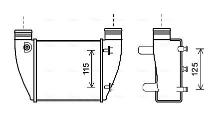 Інтеркулер AVA QUALITY COOLING AI4364