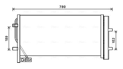 Радиатор кондиционера AVA QUALITY COOLING AI5382D