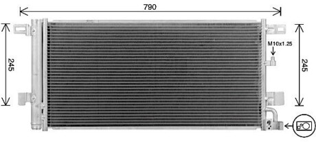 Радіатор кондиціонера AVA QUALITY COOLING AI5439D