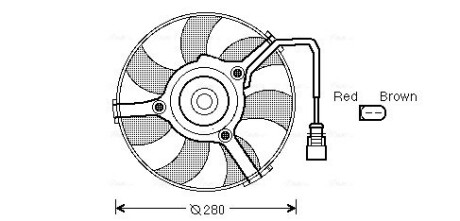 Вентилятор AVA QUALITY COOLING AI 7516