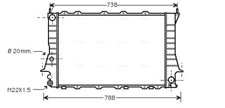 Радиатор AVA QUALITY COOLING AIA 2081