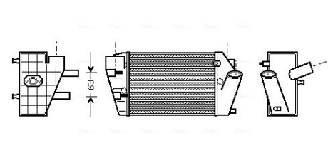 Інтеркулер AVA QUALITY COOLING AIA4187