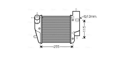 AVA AUDI Інтеркулер A6 C6 2.7, 3.0 05- AVA QUALITY COOLING AIA4302