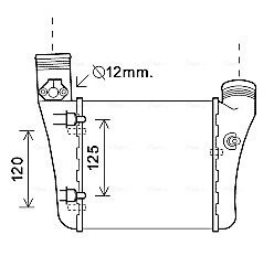 AVA AUDI Інтеркулер лів. A4 2.0TDI/TFSi 04- AVA QUALITY COOLING AIA4333