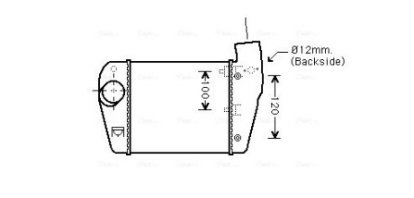 Интеркулер AVA QUALITY COOLING AIA4350