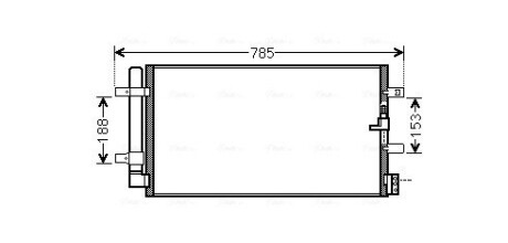 Радиатор кондиционера AVA AVA QUALITY COOLING AIA5360D