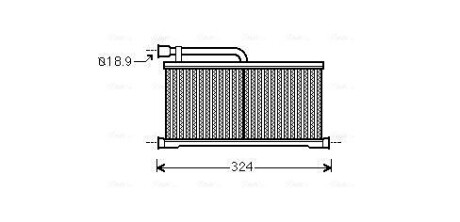 Радиатор отопителя Audi A6 (C6) (04-) AVA AVA QUALITY COOLING AIA6296