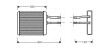 AVA FIAT Радіатор опалення Alfa Romeo 147/156 AVA QUALITY COOLING AL6072 (фото 1)