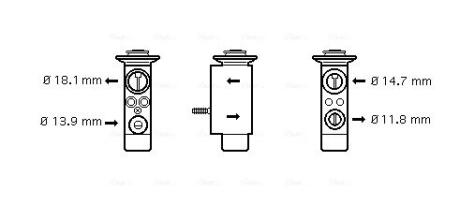 Розширювальний клапан AVA QUALITY COOLING BW1085