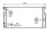 Радіатор системи охолодження двигуна AVA QUALITY COOLING BW2549 (фото 1)