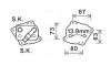 AVA BMW Оливний радіатор (без корпуса) 1 (E81), 1 (E87), 1 (E88), 3 (E90), 5 (E60), X3 (E83) AVA QUALITY COOLING BW3412 (фото 1)