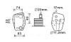 AVA BMW Оливний радіатор 1 E87, 3 E46/90, 5 E60, X3 E83 2.0d AVA QUALITY COOLING BW3555 (фото 1)