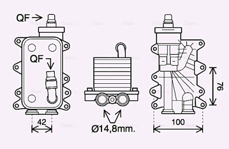 Радіатор AVA QUALITY COOLING BW3560H