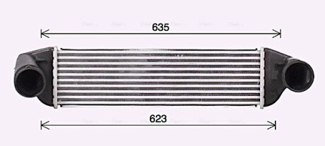 Охолоджувач наддувального повітря AVA QUALITY COOLING BW4581