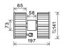 Компресор салону AVA QUALITY COOLING BW8483 (фото 1)