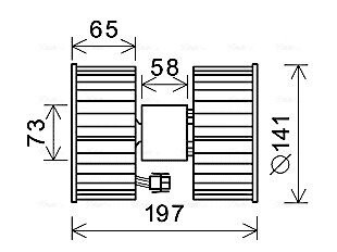 Компресор салону AVA QUALITY COOLING BW8483