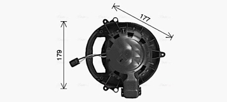 Компресор салону AVA QUALITY COOLING BW8611