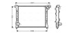 AVA Радіатор MINI COOPER TROPIC 1,6 AC 01- AVA QUALITY COOLING BWA2314 (фото 1)