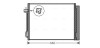 Радіатор кондиціонера BMW X5 E70 (07-) BW5377D (AVA) AVA QUALITY COOLING BWA5377D (фото 1)