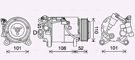 Компресор AVA QUALITY COOLING BWAK567