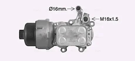 Масляный теплообменник CITROEN/FIAT/FORD/VOLVO у зборі (Ava) AVA QUALITY COOLING CN3307H
