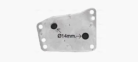 AVA CITROEN Масляний радіатор C4 2.0 09-, C5 2.0 09-, JUMPER 2.0 15-, FORD, PEUGEOT AVA QUALITY COOLING CN3327