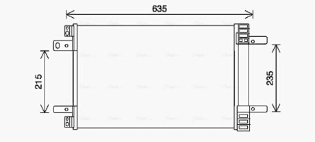 Радиатор кондиционера AVA QUALITY COOLING CN5311D