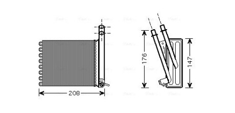 Радиатор отопления AVA QUALITY COOLING CN 6243