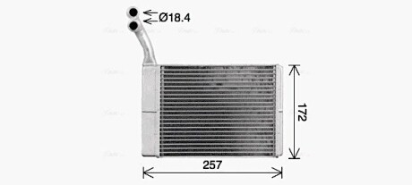 Теплообмінник, Система опалення салону AVA QUALITY COOLING CN6330